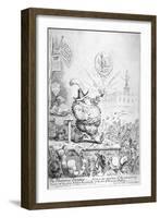 The Theatrical Bubble, 1851-James Gillray-Framed Giclee Print