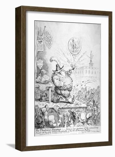 The Theatrical Bubble, 1851-James Gillray-Framed Giclee Print