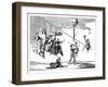 The Theatrical Steel Yards of 1750-Patrick O'Brian-Framed Giclee Print