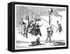 The Theatrical Steel Yards of 1750-Patrick O'Brian-Framed Stretched Canvas