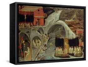 The Thebaid, c.1460-Paolo Uccello-Framed Stretched Canvas