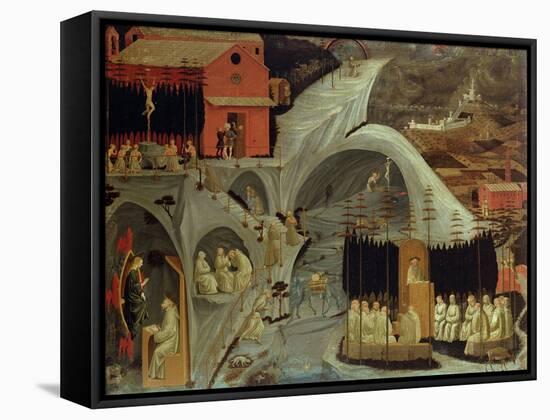 The Thebaid, c.1460-Paolo Uccello-Framed Stretched Canvas