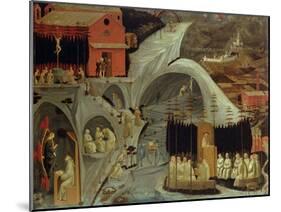 The Thebaid, c.1460-Paolo Uccello-Mounted Giclee Print