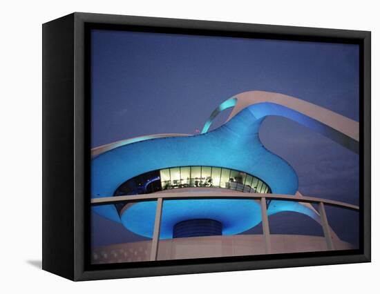 The Theme Building, Los Angeles Airport, Lax-Walter Bibikow-Framed Stretched Canvas