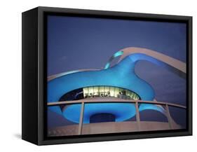 The Theme Building, Los Angeles Airport, Lax-Walter Bibikow-Framed Stretched Canvas