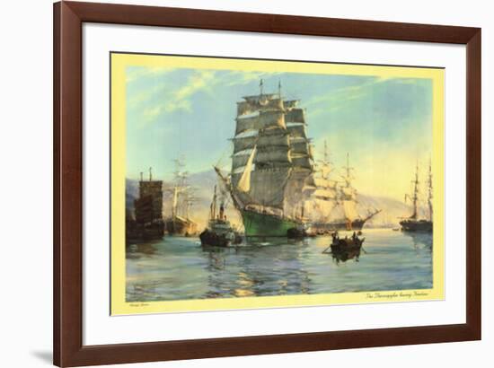 The Thermopylae Leaving Foochow-Unknown Unknown-Framed Art Print