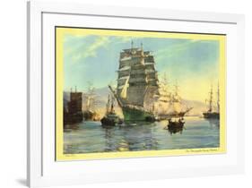 The Thermopylae Leaving Foochow-Unknown Unknown-Framed Art Print