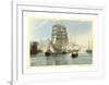 The 'Thermopylae' Leaving Foochow-Montague Dawson-Framed Premium Giclee Print