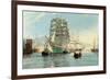 The Thermopylae Leaving Foochow-Montague Dawson-Framed Art Print