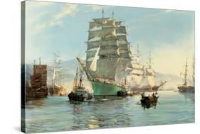 The Thermopylae Leaving Foochow-Montague Dawson-Stretched Canvas
