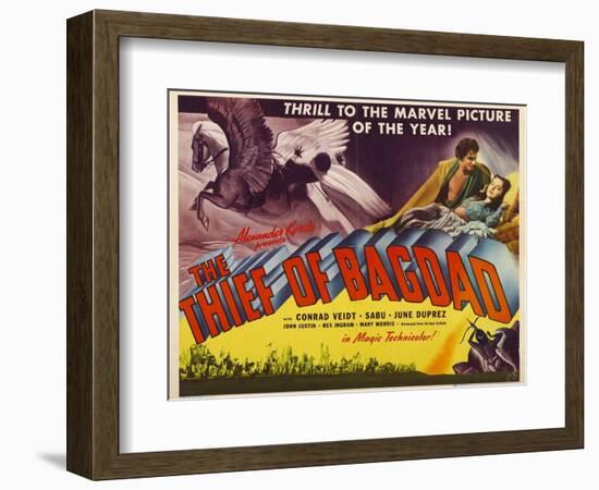 The Thief of Bagdad, 1940-null-Framed Giclee Print