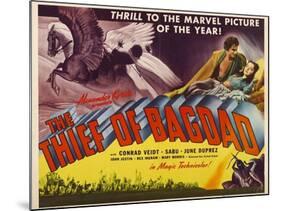The Thief of Bagdad, 1940-null-Mounted Giclee Print