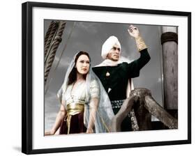 THE THIEF OF BAGDAD, from left: June Duprez, Conrad Veidt, 1940-null-Framed Photo