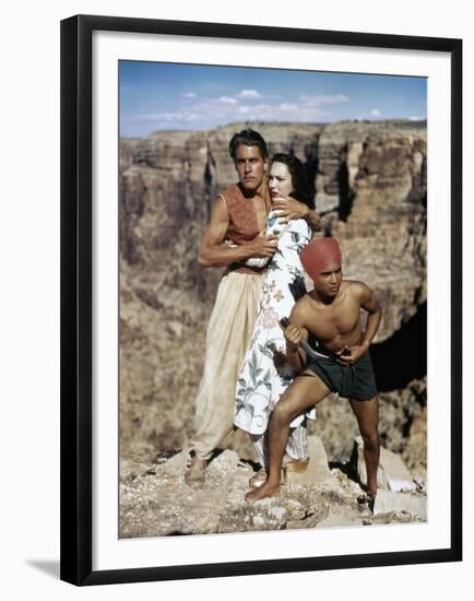 THE THIEF OF BAGDAD (Le voleur by Bagdad ) by Ludwig Berger with John Just June Duprez, Sabu, 1940 -null-Framed Photo