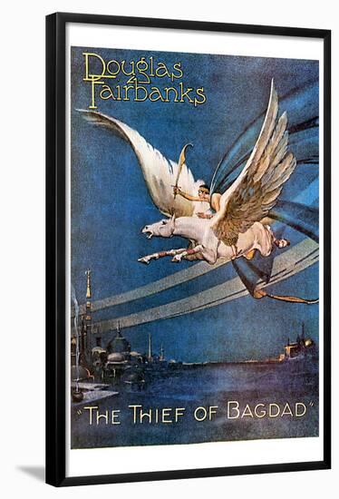 The Thief of Bagdad Movie Douglas Fairbanks Poster Print-null-Framed Poster
