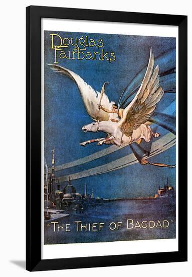 The Thief of Bagdad Movie Douglas Fairbanks Poster Print-null-Framed Poster