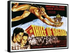 The Thief of Bagdad, Rex Ingram, John Justin, June Duprez, 1940-null-Framed Stretched Canvas