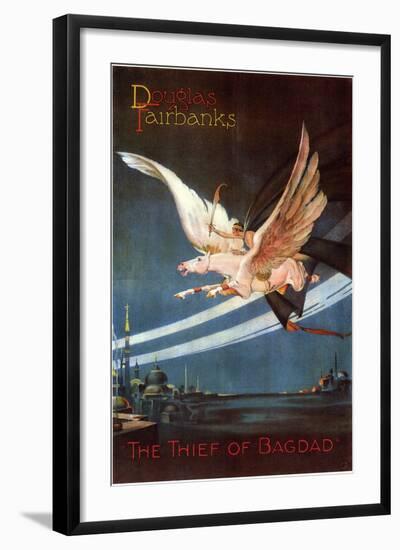 The Thief of Baghdad, 1924-null-Framed Art Print