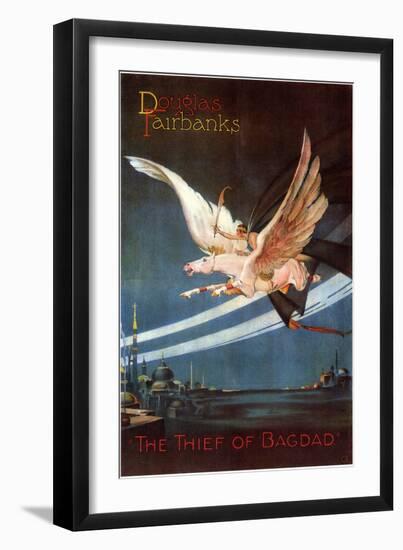 The Thief of Baghdad, 1924-null-Framed Art Print