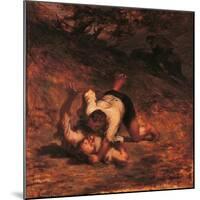 The Thieves and the Donkey-Honoré Daumier-Mounted Giclee Print