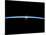 The Thin Line of Earth's Atmosphere and the Setting Sun-null-Stretched Canvas