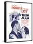 The Thin Man, 1934-null-Framed Stretched Canvas