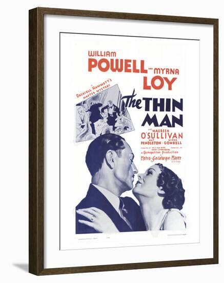 The Thin Man, 1934-null-Framed Art Print