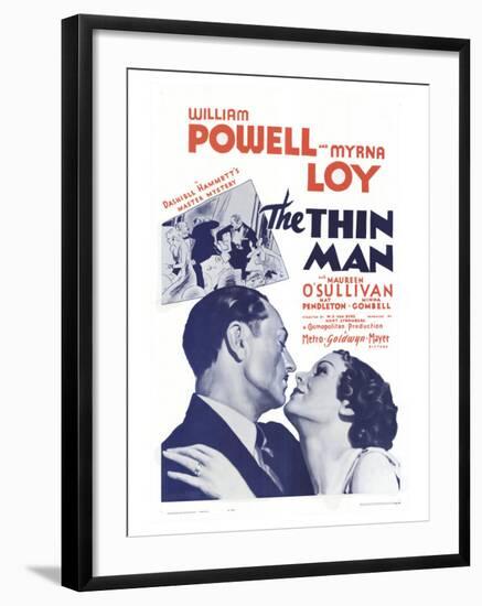 The Thin Man, 1934-null-Framed Art Print