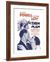 The Thin Man, 1934-null-Framed Art Print