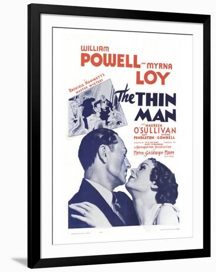 The Thin Man, 1934-null-Framed Art Print