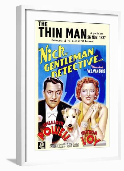 The Thin Man, 1934-null-Framed Art Print