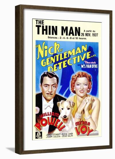 The Thin Man, 1934-null-Framed Art Print