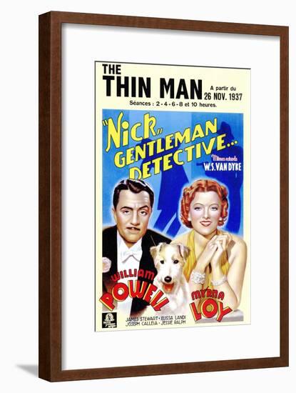 The Thin Man, 1934-null-Framed Art Print