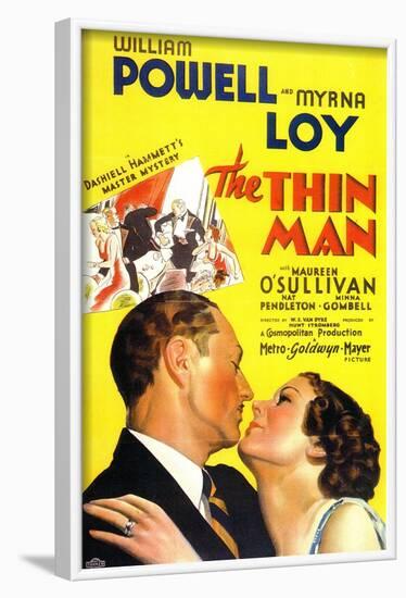 The Thin Man, 1934-null-Framed Art Print