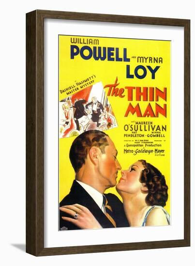 The Thin Man, 1934-null-Framed Art Print