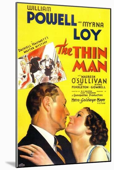 The Thin Man, 1934-null-Mounted Art Print