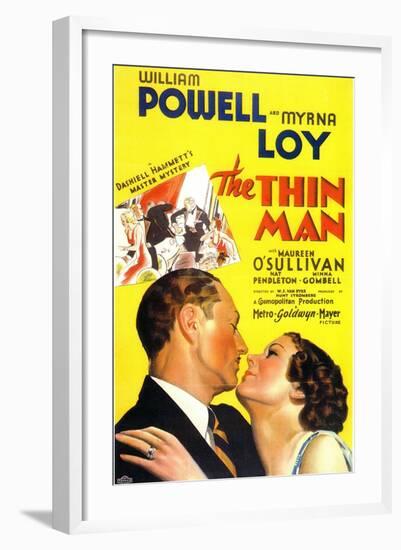 The Thin Man, 1934-null-Framed Art Print