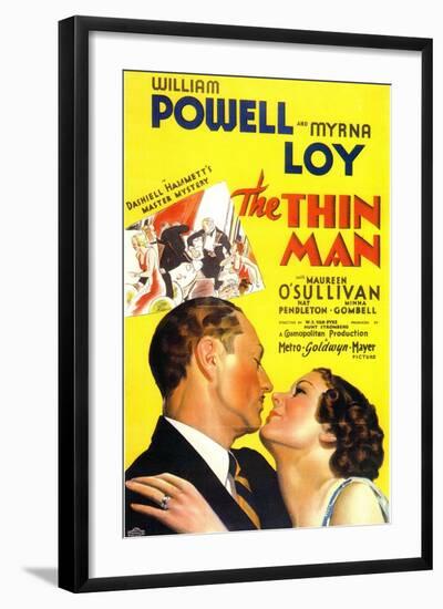 The Thin Man, 1934-null-Framed Art Print