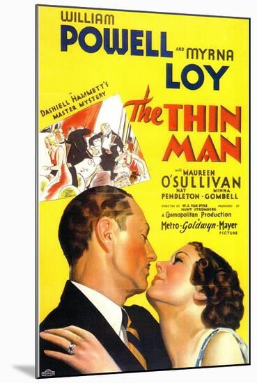 The Thin Man, 1934-null-Mounted Art Print