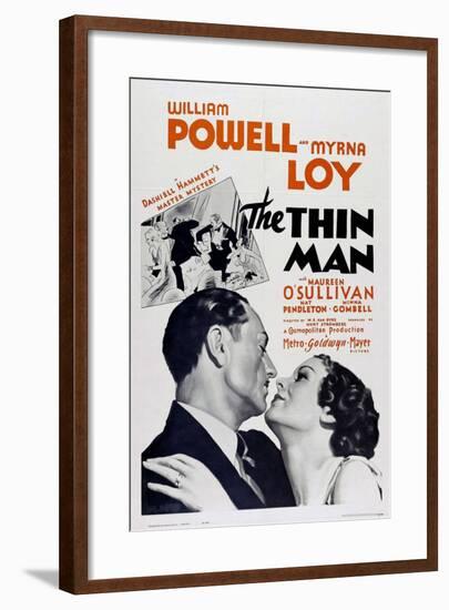 The Thin Man, 1934-null-Framed Giclee Print