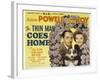 The Thin Man Goes Home, William Powell, Asta the Dog, Myrna Loy, 1944-null-Framed Art Print