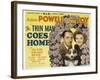 The Thin Man Goes Home, William Powell, Asta the Dog, Myrna Loy, 1944-null-Framed Art Print