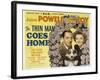 The Thin Man Goes Home, William Powell, Asta the Dog, Myrna Loy, 1944-null-Framed Art Print