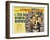 The Thin Man Goes Home, William Powell, Asta the Dog, Myrna Loy, 1944-null-Framed Art Print