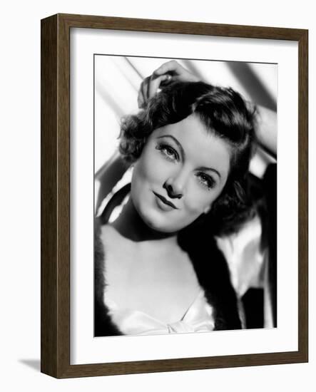 The Thin Man, Myrna Loy, 1934-null-Framed Photo