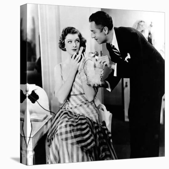 The Thin Man, Myrna Loy, William Powell, 1934-null-Stretched Canvas