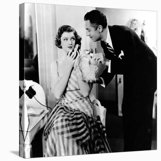 The Thin Man, Myrna Loy, William Powell, 1934-null-Stretched Canvas