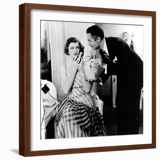 The Thin Man, Myrna Loy, William Powell, 1934-null-Framed Photo