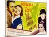 The Thin Man, William Powell, Myrna Loy, 1934-null-Mounted Art Print