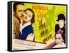 The Thin Man, William Powell, Myrna Loy, 1934-null-Framed Stretched Canvas